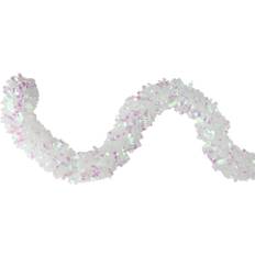 Northlight Seasonal 12ft. Starburst Confetti Tinsel Garland White