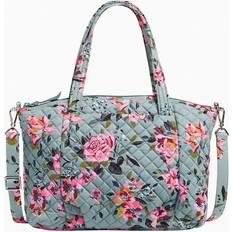 Vera Bradley Pleated Multi-Strap Satchel in Rosy Outlook Floral