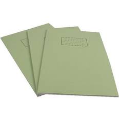 Green Notepads Exercise Book Ruled Margin A4