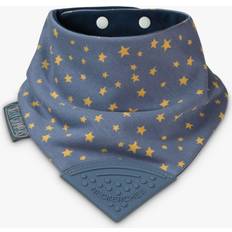 Cheeky Chompers Star Neckerchew Baby Bib, Midnight