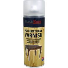 Plasti-Kote Polyurethane Clear Satin Varnish Spray