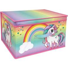 Geezy Rainbow Unicorn Magic Toy Shop Large Collapsible Storage Box Jumbo