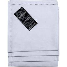 Homescapes Fabric 4 Napkins Cloth Napkin White