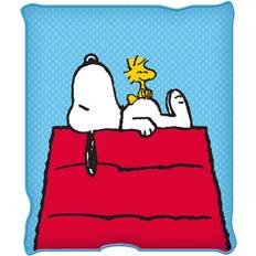 Peanuts Snoopy Woodstock Raschel Blankets Red, Silver