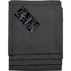 Homescapes Cotton Fabric 4 Napkins Cloth Napkin Black