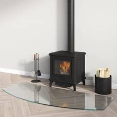 vidaXL Fireplace Glass Plate 120x50 cm