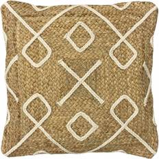 furn. Roolu Braided Jute Cover Cushion Cover Natural