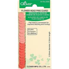 Clover Flower Head Pins-20/Pkg