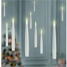 Plastic LED Candles Premier Floating White LED Candle 16.5cm 10pcs