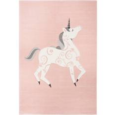 Pink Rugs Safavieh Carousel Kid's Unicorn Rug 4x6"