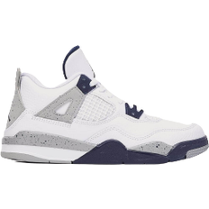 Nike Air Jordan 4 Retro PS - White/Midnight Navy/Light Smoke Grey/Fire Red