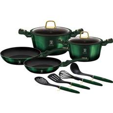 Berlinger Haus Emerald Cookware Set with lid 10 Parts