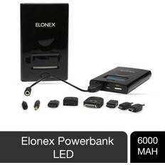 Aquarius ELONEX PowerBank 6000mAh with Smart LED Display for Mobile Phone