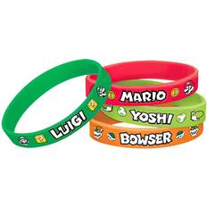 Amscan 396608 Super Mario Rubber Bracelets