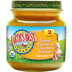 Earth's Best Organic Stage 2 Baby Food Sweet Potato & Chicken Dinner 4