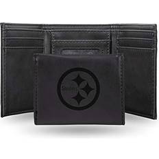 NFL Rico Industries Laser Engraved Trifold Wallet, Pittsburgh Steelers