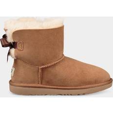 UGG Big Kid's Mini Bailey Bow II - Chestnut