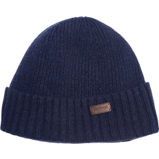 Men - Wool Headgear Barbour Carlton Beanie - Navy