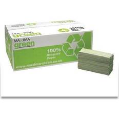 Maxima Hand Towel C Fold 1Ply Green 192 Sheet