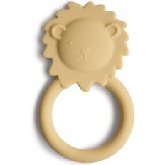 Mushie Lion Teether Soft Yellow