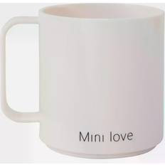 Design Letters Mini Love Kids Cup With Handle Beige