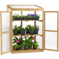 Christow Large Cold Frame Greenhouse Natural