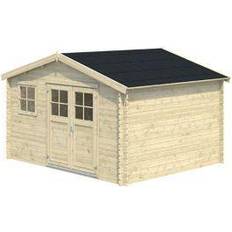 Blooma BelaÃ¯a 12X10 Apex Tongue & Groove Wooden Shed (Building Area )