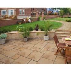 Paving Stones Marshalls Heritage Riven Yorkstone Paving Slab 450 x 450 x 38 mm 8.91m2 pack