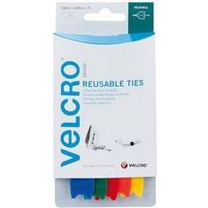 Velcro Brand ONE-WRAP Reusable Ties (5) 12mm x 20cm Multi-Colour