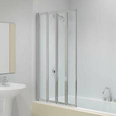 Signature Four Folding Square Bath Screen - 4mm