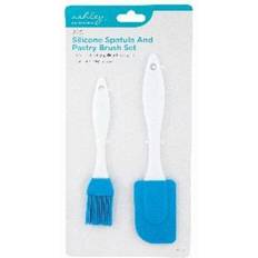 2pc Blue Silicone Spatula Pastry Brush Pastry Brush