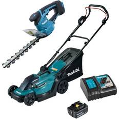Makita With Collection Box Battery Powered Mowers Makita DLM330RT 18v LXT Mower Battery Powered Mower