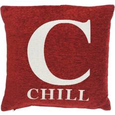 Premier Housewares Chill Complete Decoration Pillows Black, Red, Natural (45x45cm)