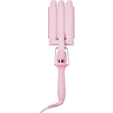 Mermade Hair 25mm Mini Waver Pink Get instant beachy