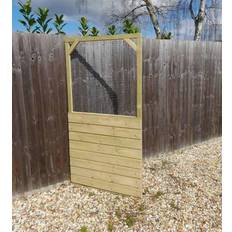 Pressure treated timber framed Aviary panel Half Timber clad and Half Wire with 6' x 3' with galvanised wire mesh 1/2" X 1/2" 19 gauge