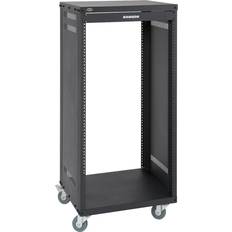 Samson SRK21 Universal 21-Space Rack Stand with Casters