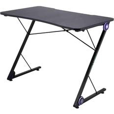 Prizm Z Shape Gaming Desk Black, 1050x600x780mm