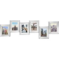 Premier Housewares 6 Photo Mirrored Photo Frame