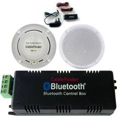 Wireless Bluetooth Amplifier & 2x 80W Ceiling Speaker Kit Compact Home Hi Fi Amp