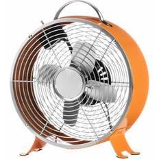 Premier Housewares Orange Retro Desk Fan