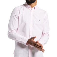 Men - XXXS Shirts French Connection Long Sleeve Oxford Shirt - Pink