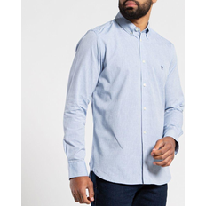 French Connection Long Sleeve Oxford Shirt - Blue