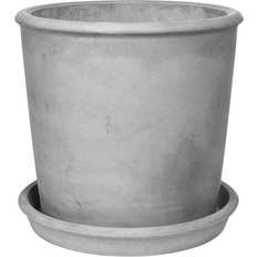 Broste Copenhagen Rolf flower pot gray Ø50cm