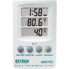 Thermometers & Weather Stations Extech 445702 Hygro-Thermometer Clock