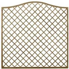 Forest Garden Pressure Treated Decorative Europa Hamburg Screen 5-pack 180x180cm