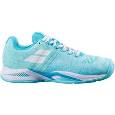 Turquoise - Women Racket Sport Shoes Babolat Propulse Blast Clay W - Turquoise