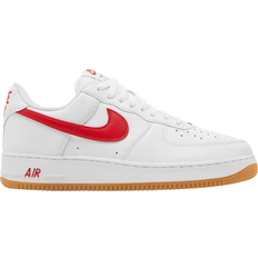 Nike 38 ⅓ - Unisex Shoes Nike Air Force 1 Low Retro - White/University Red/Gum Yellow