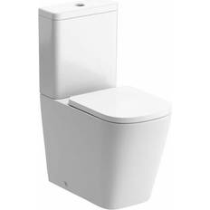 Signature Poseidon Close Coupled Rimless Toilet with Push Button Cistern Soft Close Seat