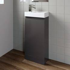 Bathroom Sinks Artis Grey Standing 400mm Slim