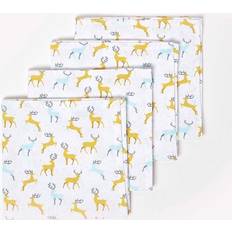 Homescapes Majestic Stag Napkins Cloth Napkin Grey